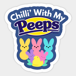 Challi' With My Peeps Easter Sticker